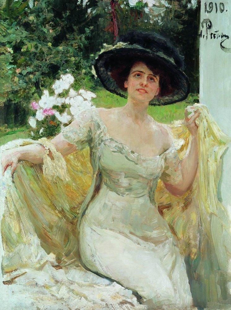 Portrait de Bella Gorskaya - Ilya Repin - Alpha Reproduction