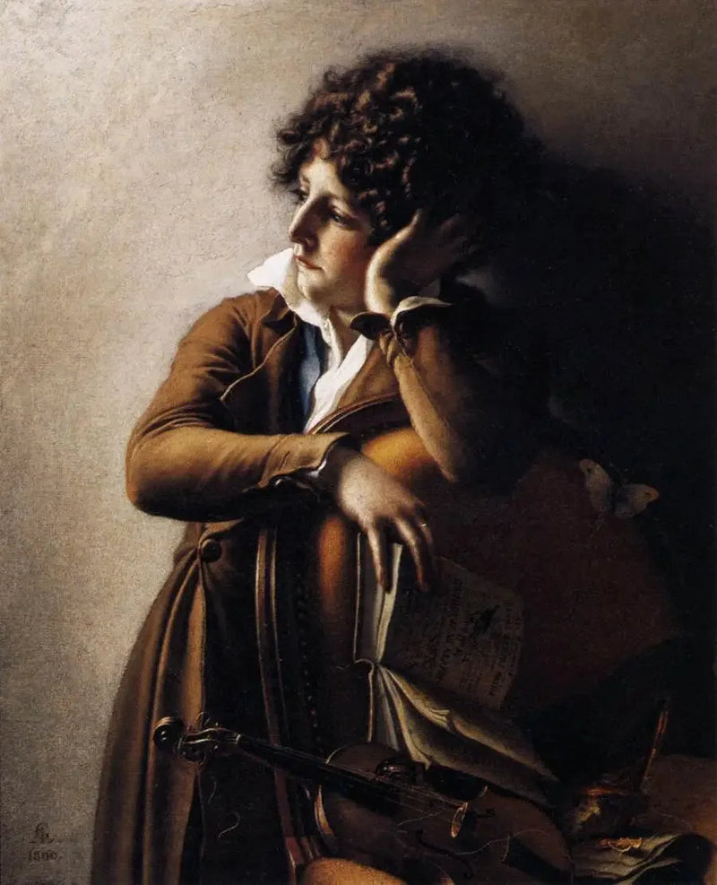 Ritratto di Benoît Agnès Trioson (1790 – 1804), soprannominato « Ruhehaus » - Anne-Louis Girodet