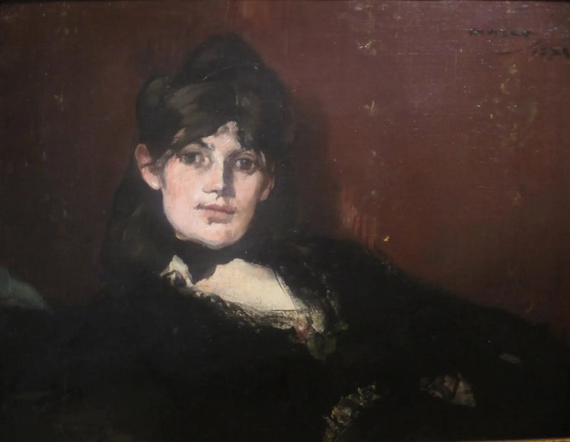 Ritratto di Berthe Morisot distesa - Édouard Manet