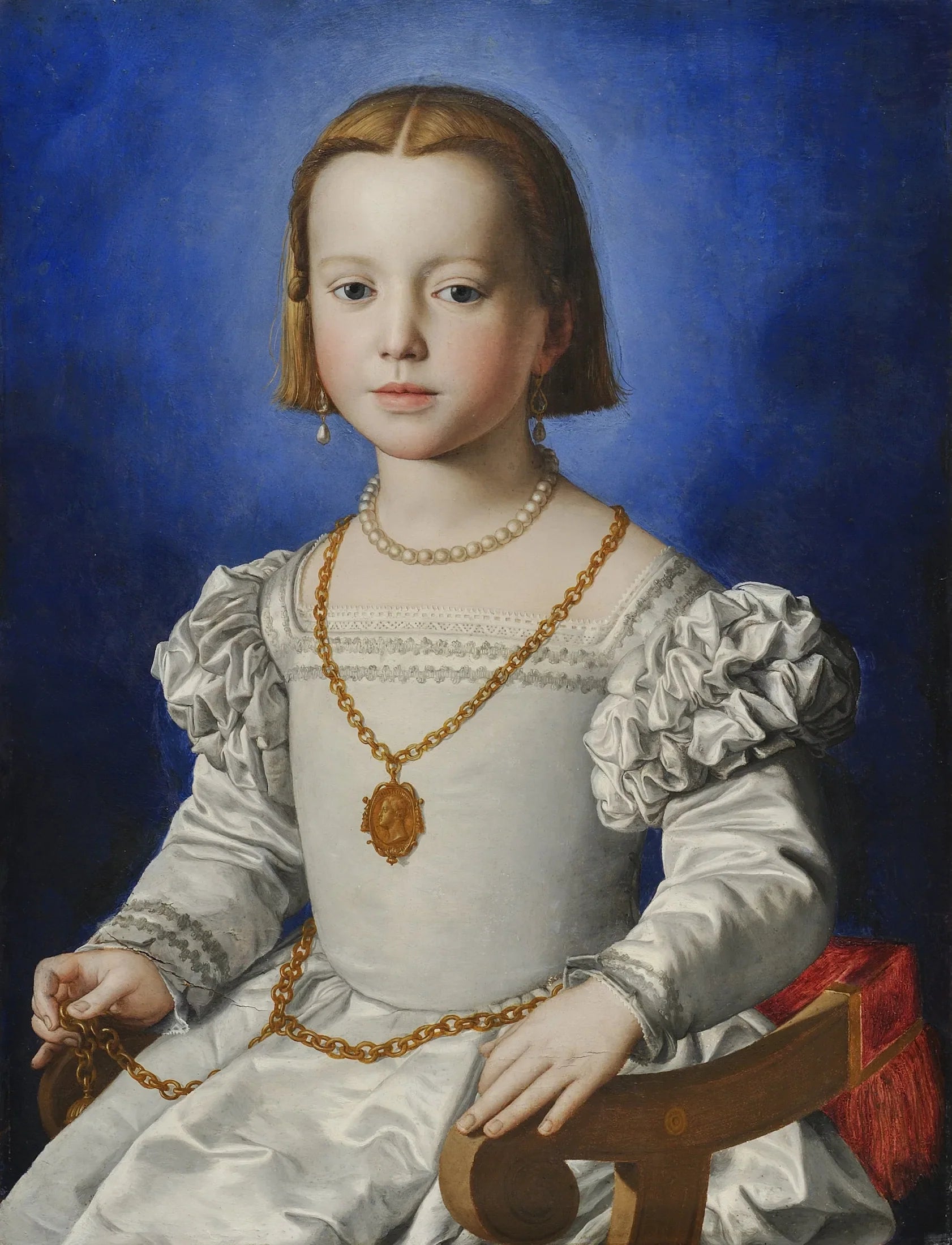 Portrait de Bia de' Medici - Bronzino image 1 copie de tableau peinte à la main