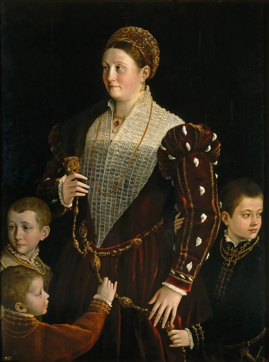 Ritratto di Camilla Gonzaga e dei suoi tre figli - Parmigianino