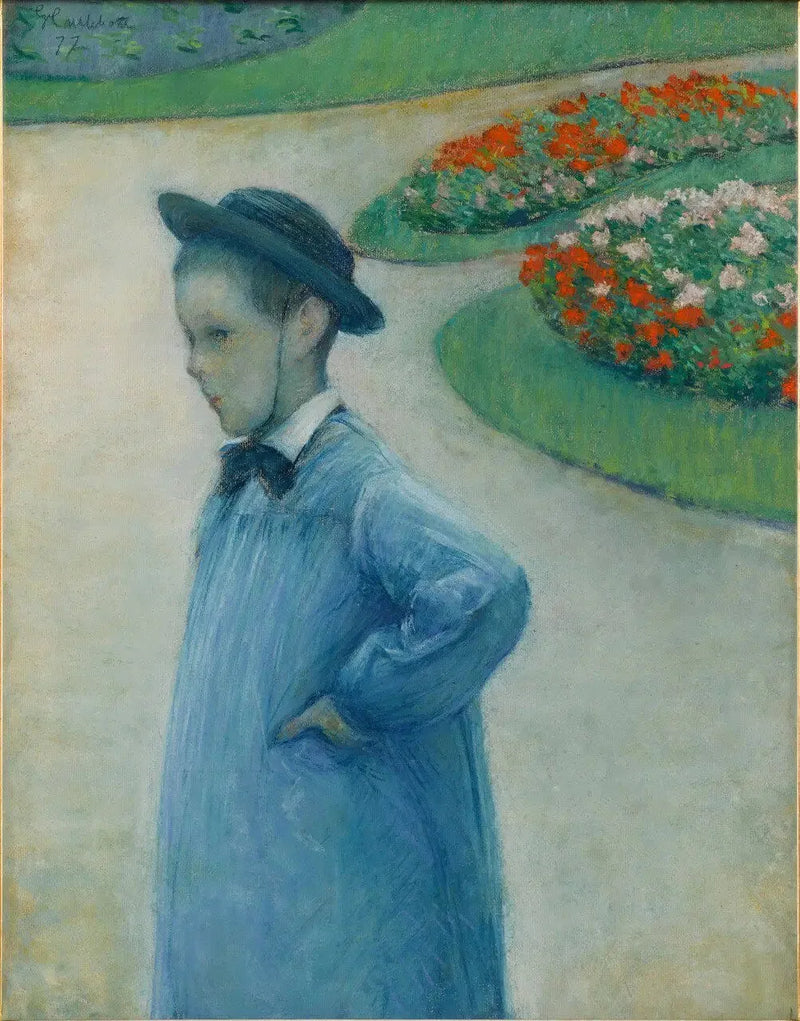 Ritratto di Camille Daurelle nel giardino di Yerre - Gustave Caillebotte