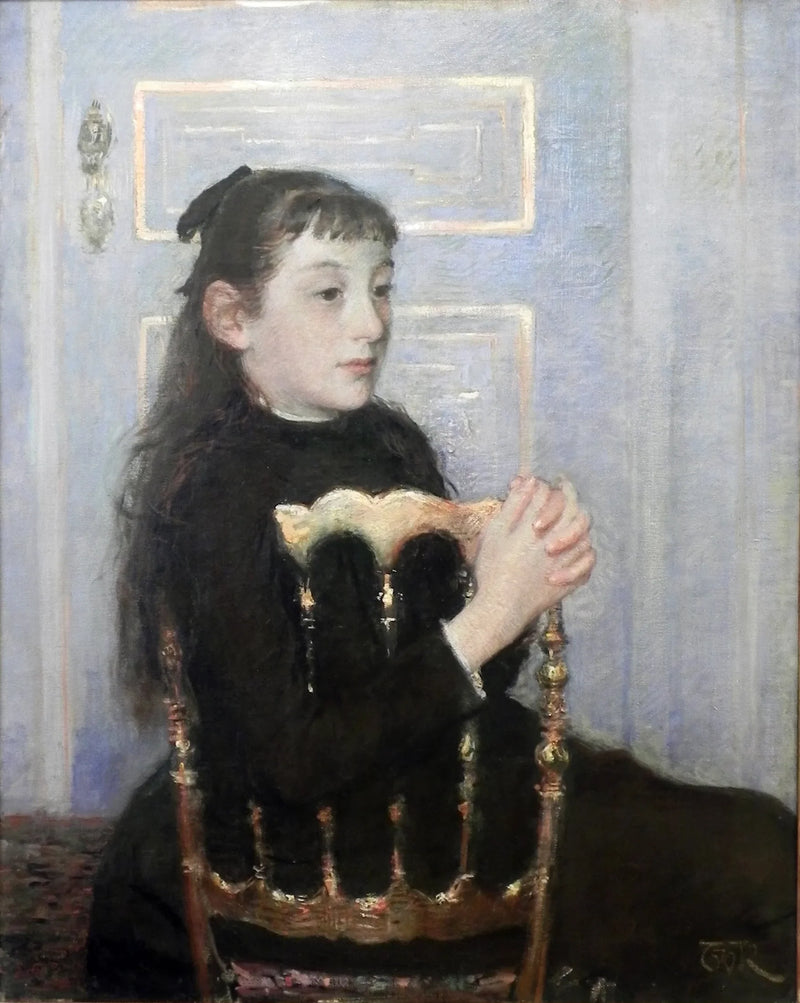 Ritratto di Camille van Mons - The��o van Rysselberghe