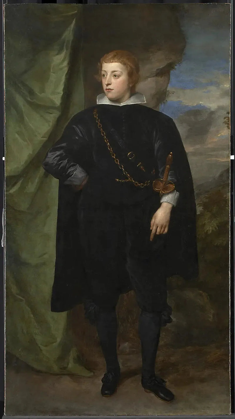 Ritratto di Carlo Emanuele d'Este, marchese di Borgomanero (1622-1695) - Antoine van Dyck