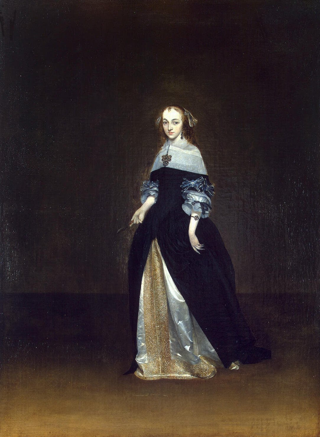 Portrait de Catarina van Leunink - Gerard ter Borch image 1 reproduction réalisée par Alpha Reproduction