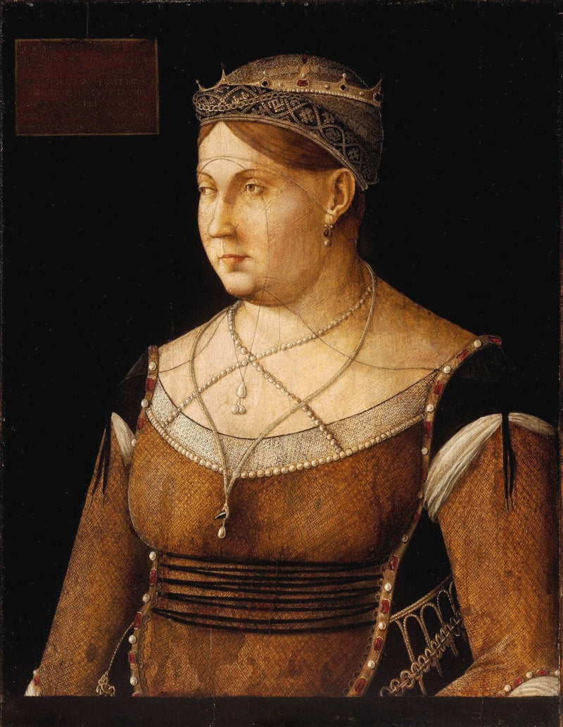 Ritratto di Caterina Cornaro regina di Cipro - Gentile Bellini