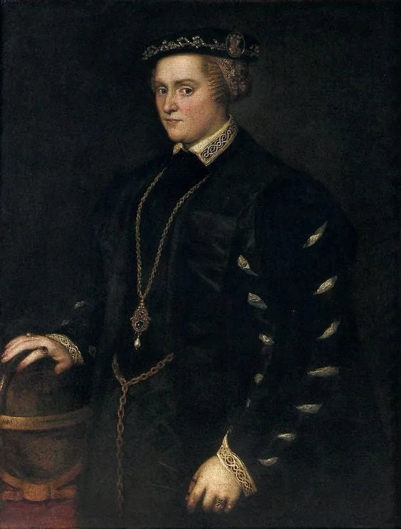 Ritratto di Caterina d'Asburgo (1533-1572), regina di Polonia - Jacopo Tintoretto
