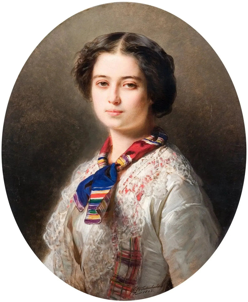 Ritratto di Cecylii Lubomirskiej z Zamoyskich (1831-1904) - Franz Xaver Winterhalter