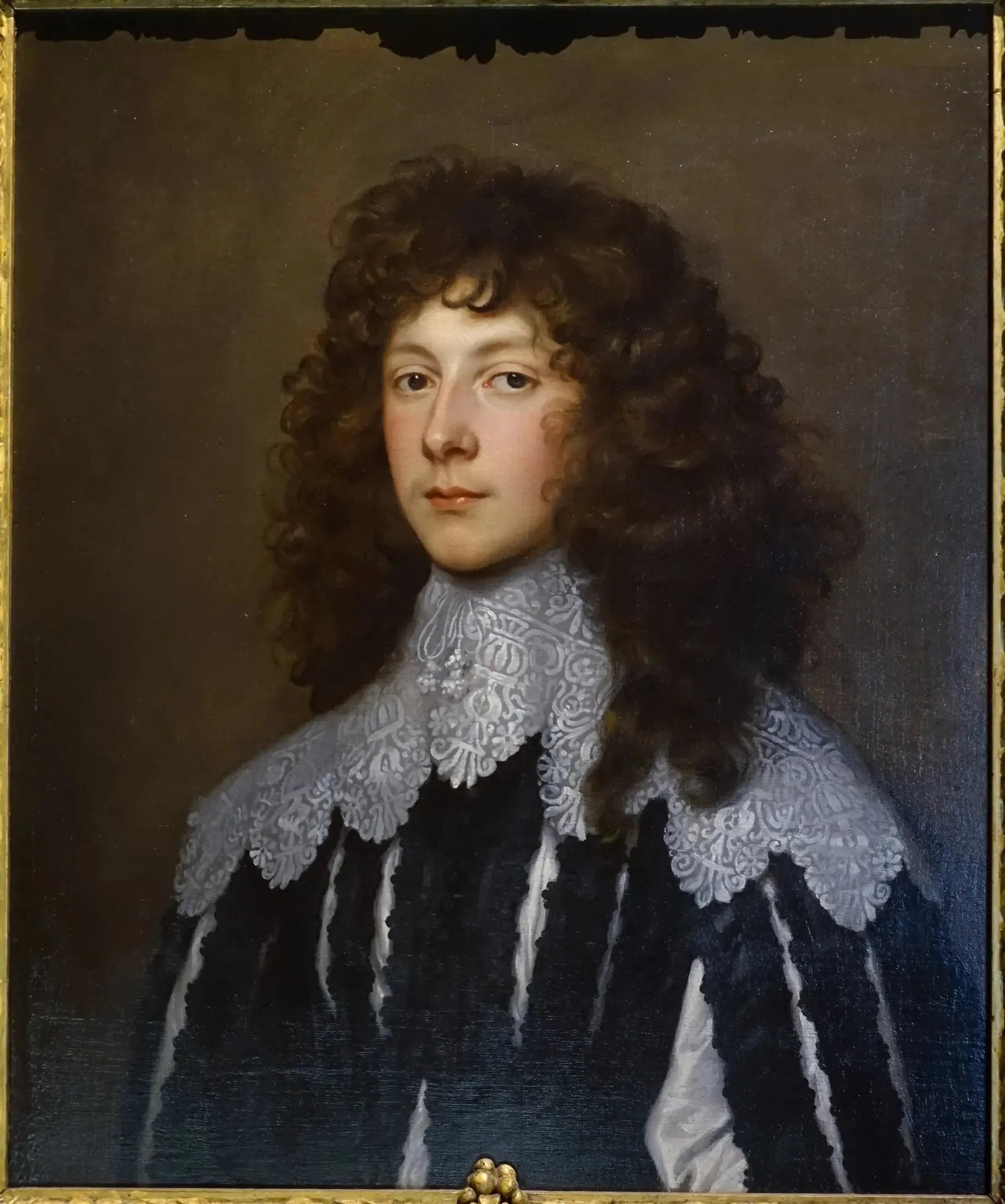 Portrait de Charles Cavendish (1620-1643), officier de l'armée royaliste - Antoine van Dyck image 1 reproduction artisanale de tableau