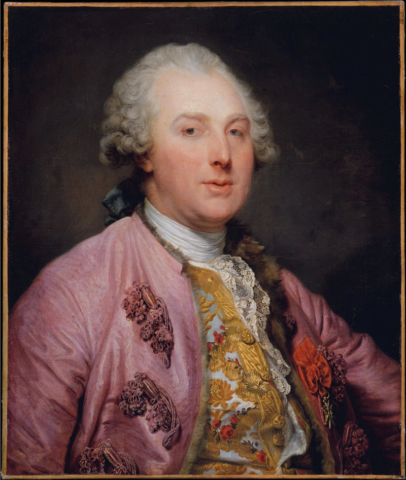 Ritratto di Charles Claude de Flahaut de La Billarderie (Conte d'Angiviller) - Jean-Baptiste Greuze