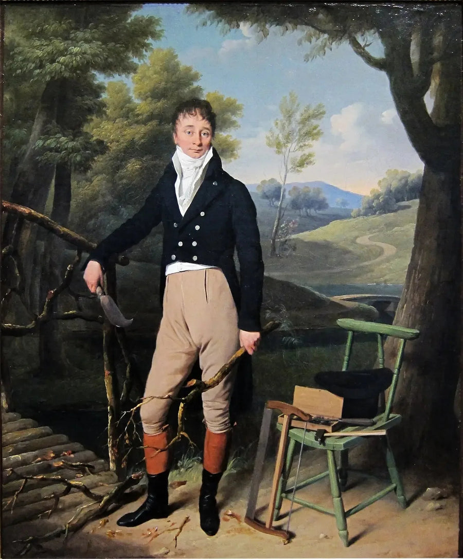 Ritratto di Charles d'Aucourt de Saint-Just - Louis-Léopold Boilly