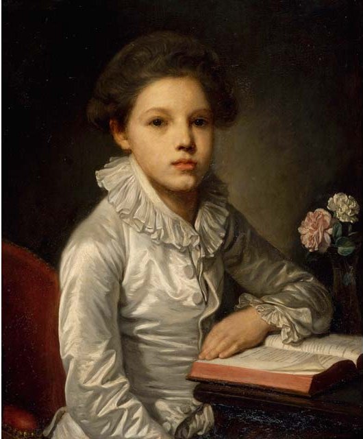 Ritratto di Charles-Étienne de Bourgevin de Vialart, conte di Saint-Morys, bambino - Jean-Baptiste Greuze