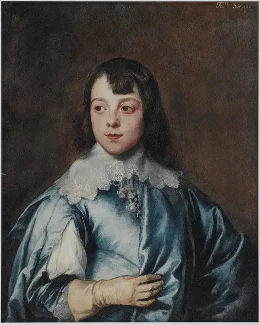 Ritratto di Charles Stanley, Lord Strange, 8º conte di Derby (1628-1672) di dieci anni - Antoine van Dyck