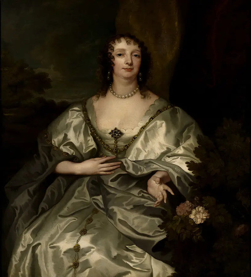 Ritratto di Charlotte de la Trémoïlle, Lady Strange, futura contessa di Derby (1599-1664) - Antoine van Dyck