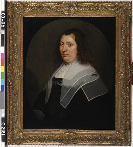 Ritratto di Christina Pijll (nata nel 1601). moglie di Cornelis van Beveren - Gerrit van Honthorst