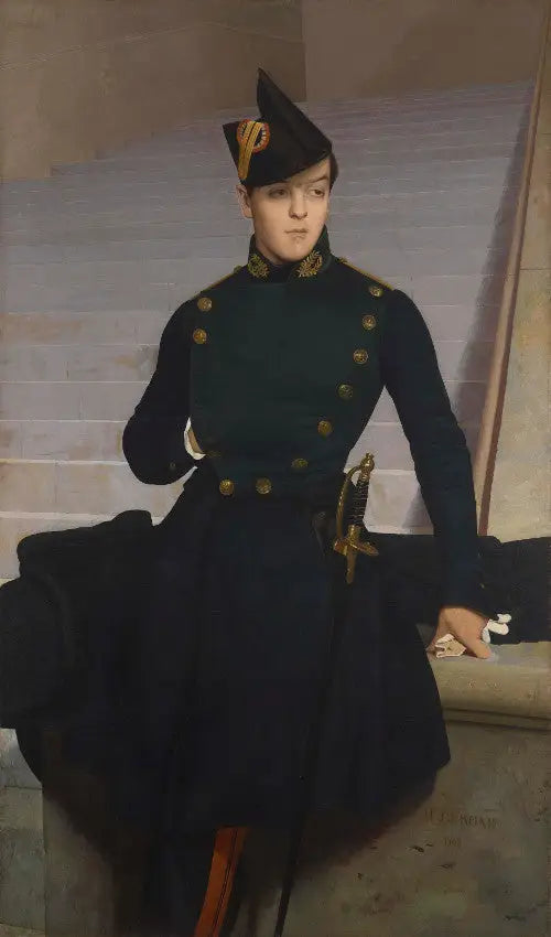 Ritratto di Claude-Armand Gérôme, fratello dell'artista - Jean-Léon Gérôme