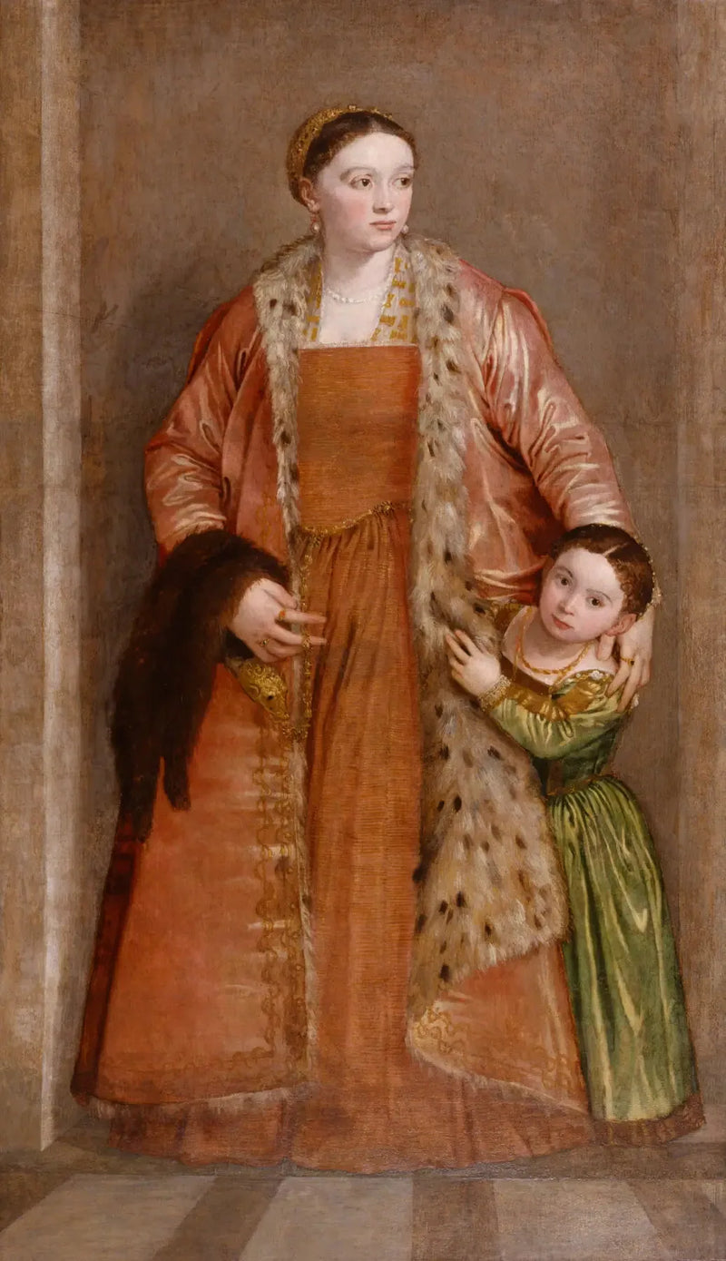 Ritratto della contessa Livia da Porto Thiene e sua figlia Deidamia - Paolo Veronese
