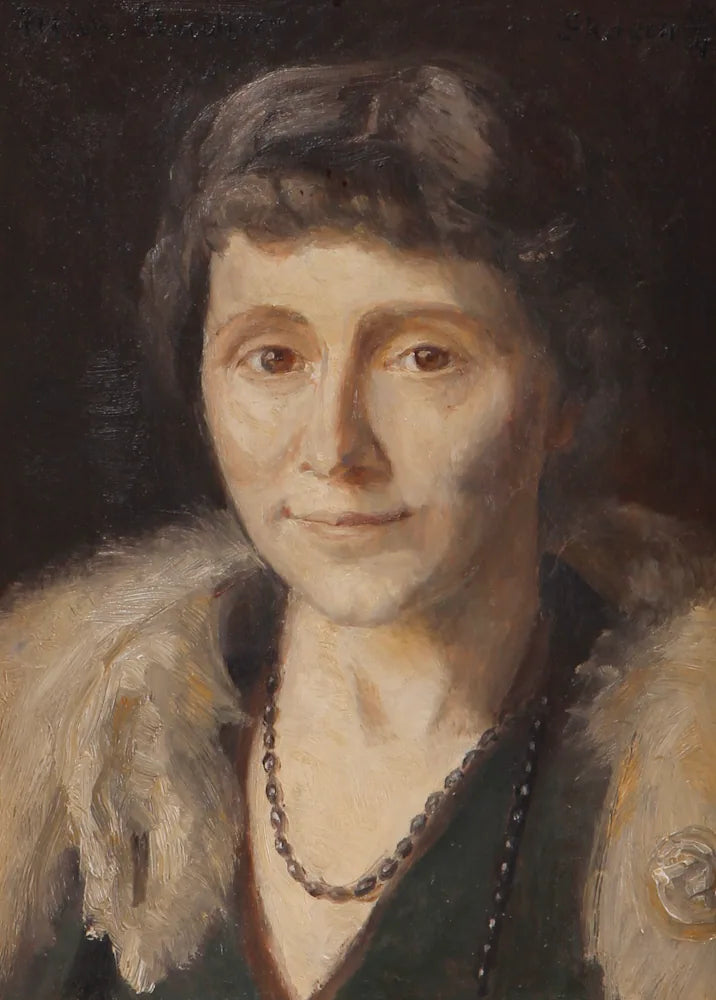 Ritratto di Cornelia Elisabeth Bech. -Michael Peter Ancher