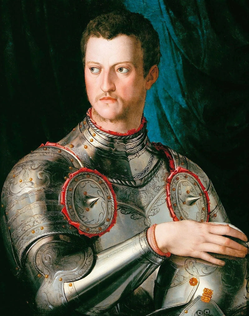 Ritratto di Cosimo I de' Medici in armatura. - Bronzino