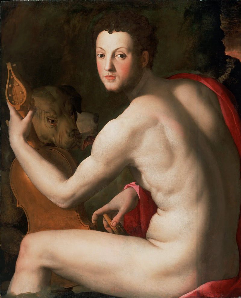 Ritratto di Cosimo I de' Medici in Orfeo - Bronzino