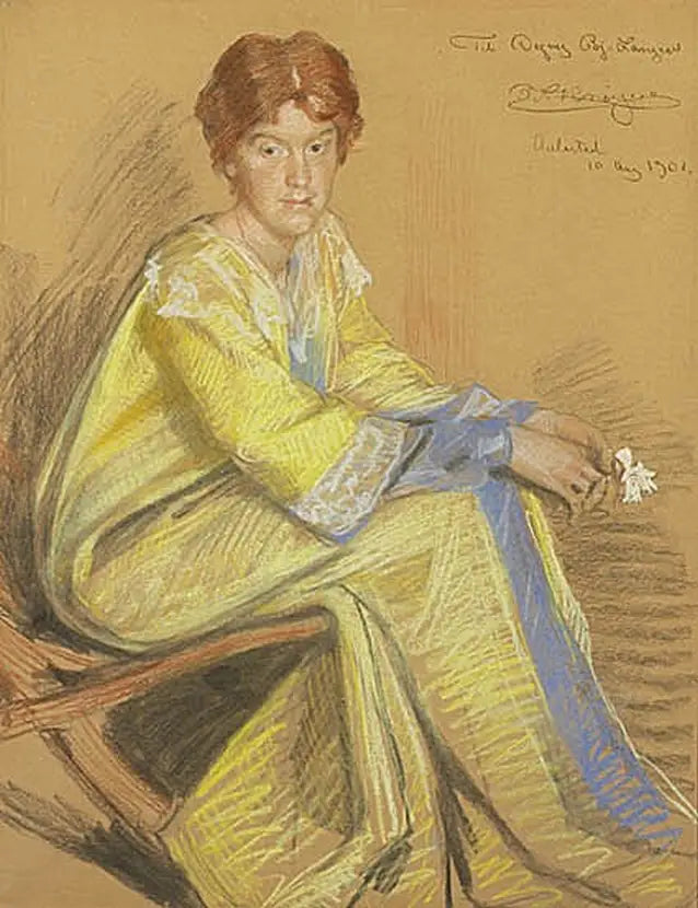 Ritratto di Dagny Bjørnson Langen. - Peder Severin Krøyer