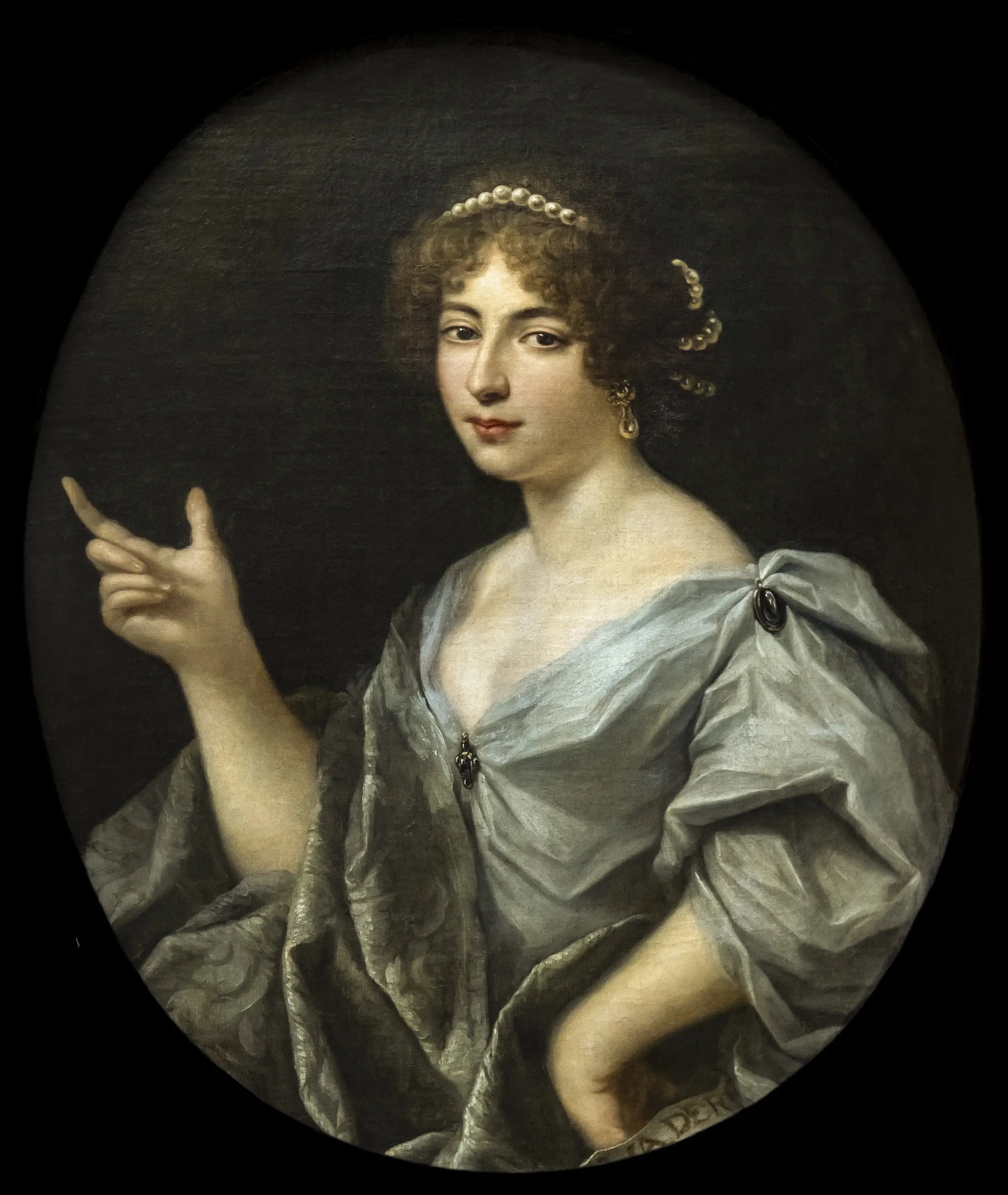 Portrait de dame de la cour - Pierre Mignard image 1 reproduction de peinture à l’huile