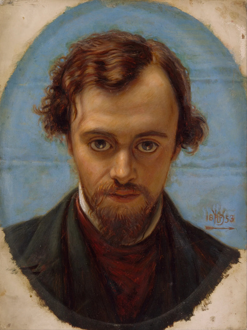 Ritratto di Dante Gabriel Rossetti all'età di 22 anni - William Holman Hunt