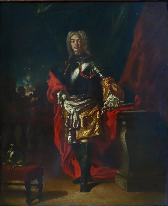Ritratto di Diego d'Aragona Pignatelli in uniforme da generale corazzieri - Francesco Solimena