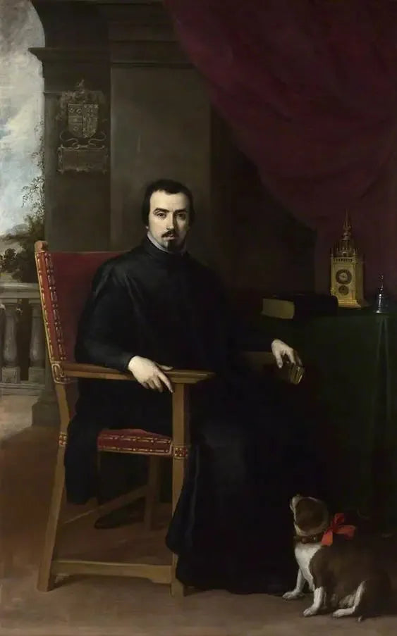 Portrait de Don Justino de Neve - Bartolomé Esteban Murillo image 1 copie de tableau peinte à la main