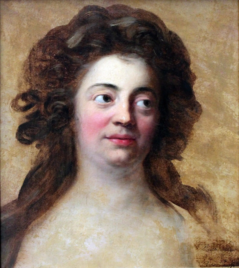 Ritratto di Dorothea Schlegel, figlia maggiore del filosofo Moses Mendelsson - Anton Graff