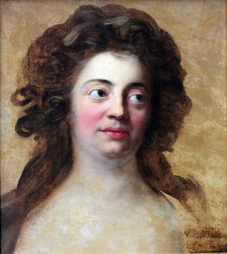 Ritratto di Dorothea Schlegel, figlia maggiore del filosofo Moses Mendelsson - Anton Graff