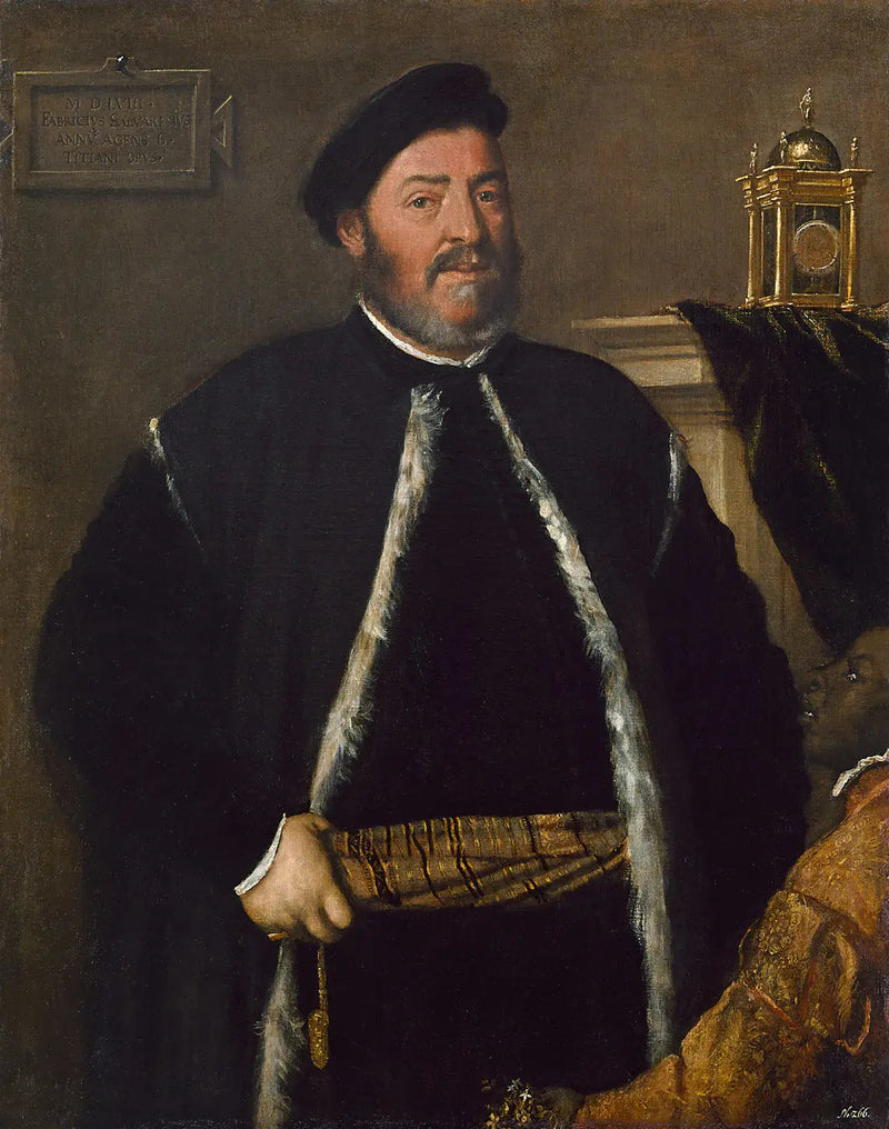 Ritratto di Fabrizio Salvaresio - Tiziano