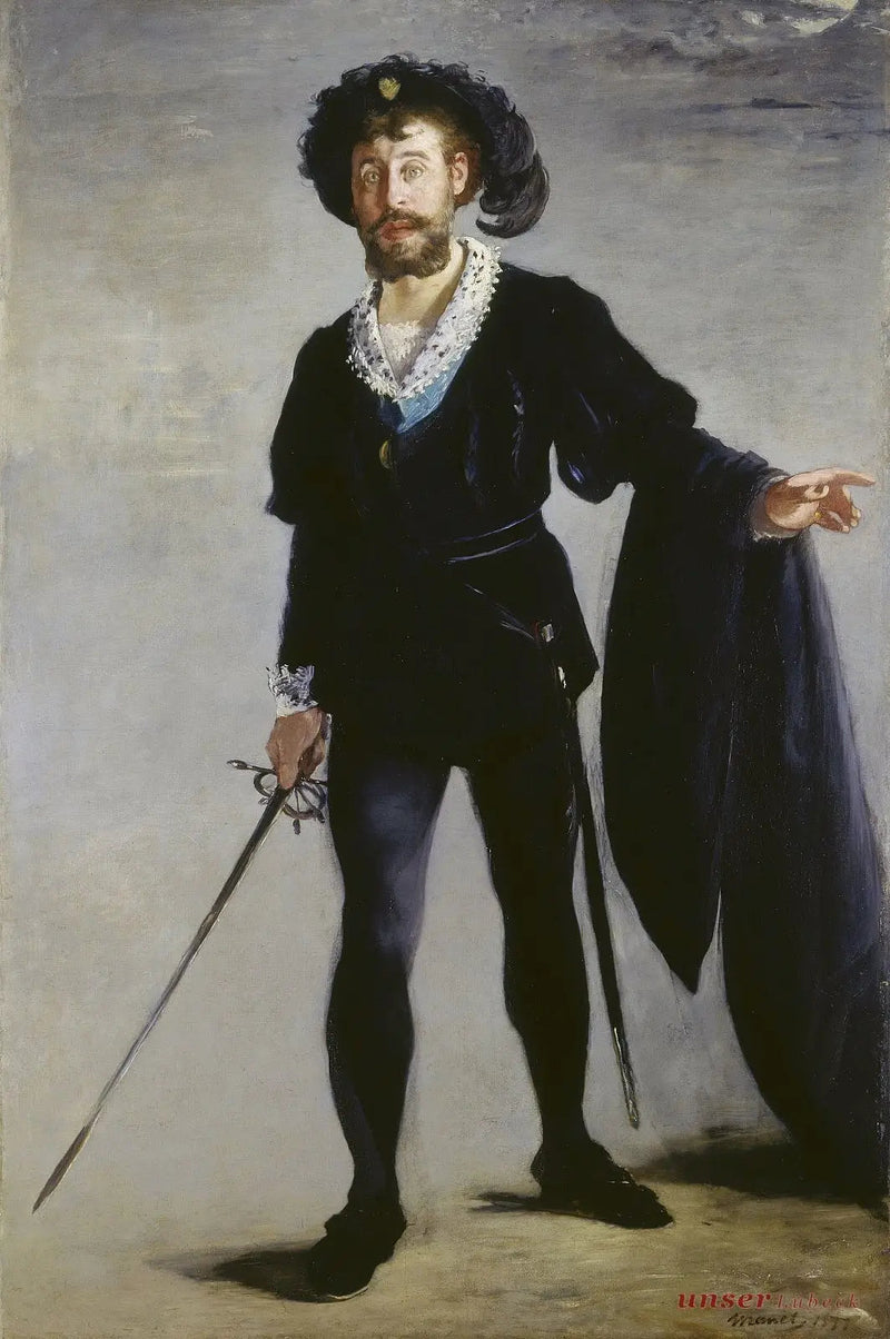 Ritratto di Faure nel ruolo di Amleto - Édouard Manet