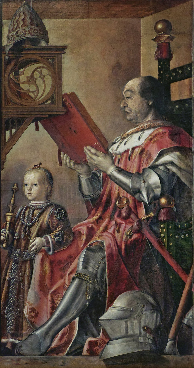 Ritratto di Federico da Montefeltro e figlio Guidobaldo - Pedro Berruguete