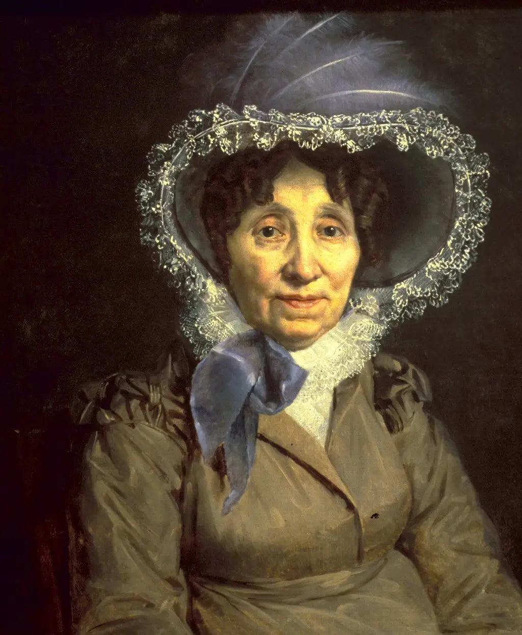 Reproduction du tableau « Portrait de femme âgée - Jacques-Louis David » par Alpha Reproduction en peinture à l’huile