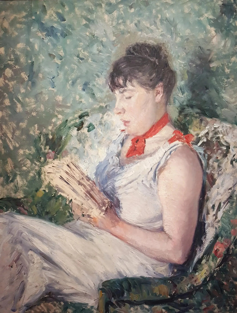 Ritratto di donna seduta, che legge - Gustave Caillebotte