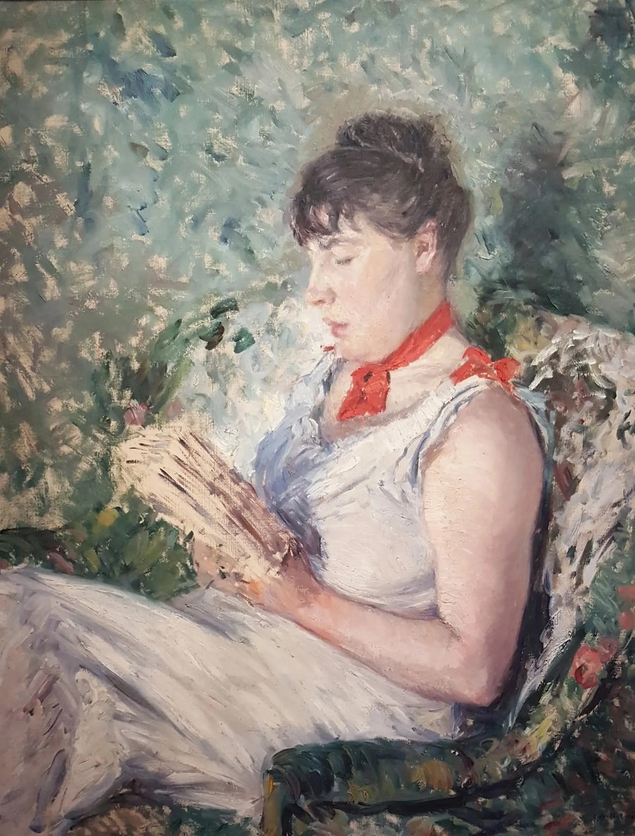 Ritratto di donna seduta, che legge - Gustave Caillebotte