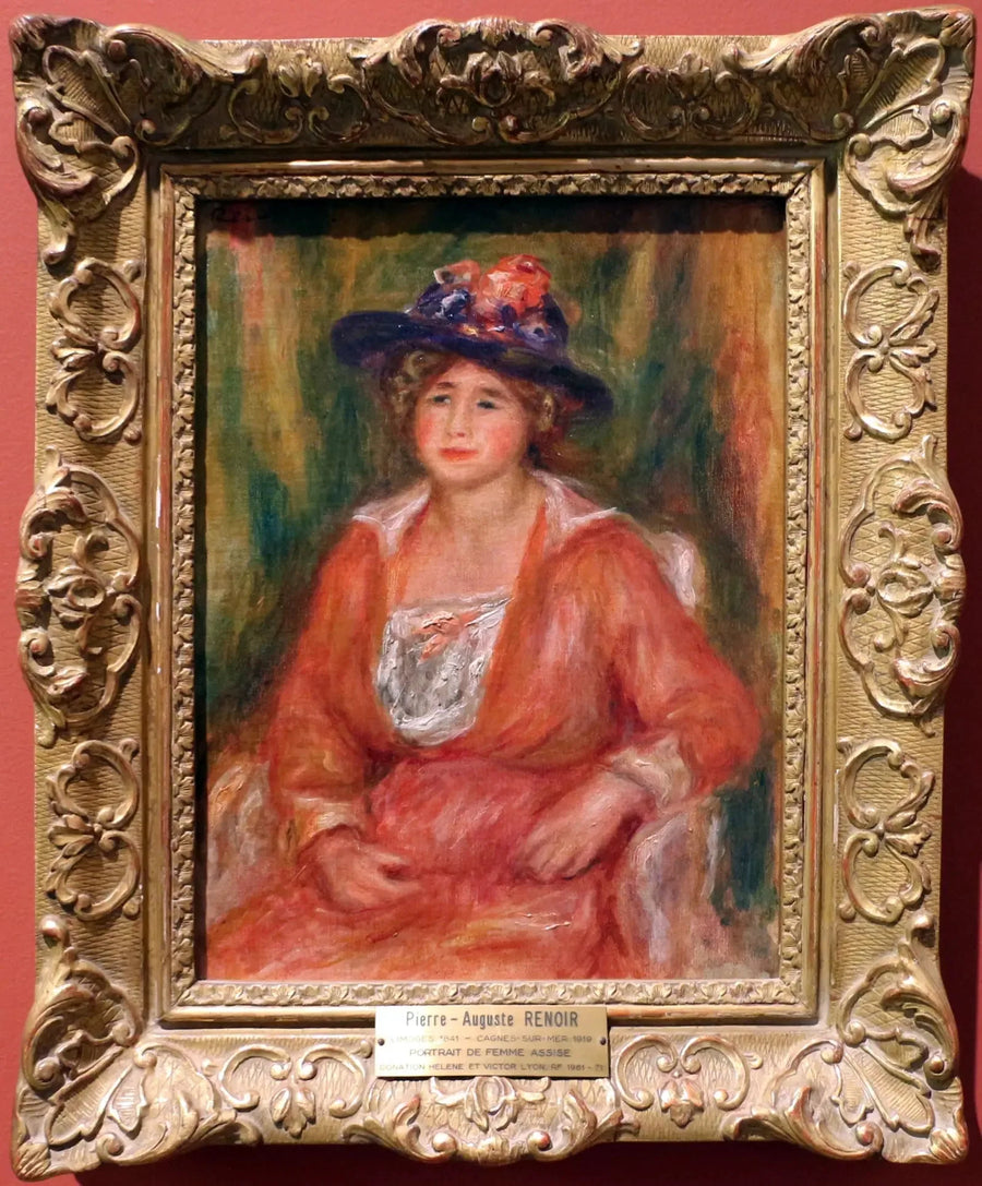Ritratto di donna seduta - Pierre-Auguste Renoir