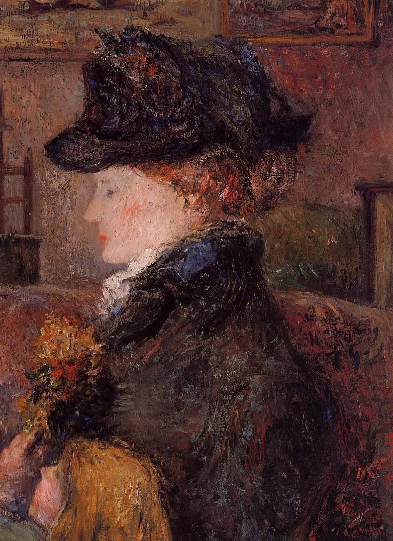 Ritratto di donna (Ingeborg Thaulow) - Paul Gauguin