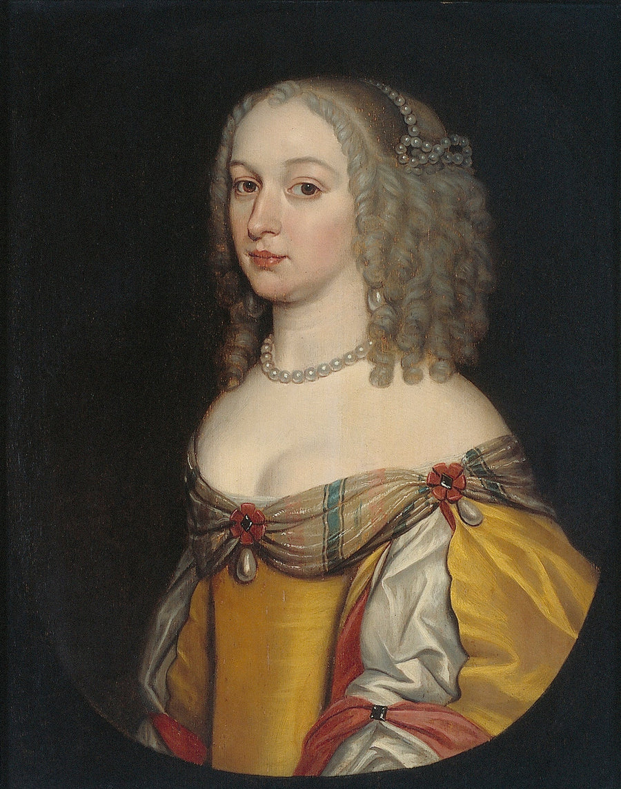 Ritratto di donna, forse Amalia Margaretha van Brederode (1626/27-1663/65) - Gerrit van Honthorst