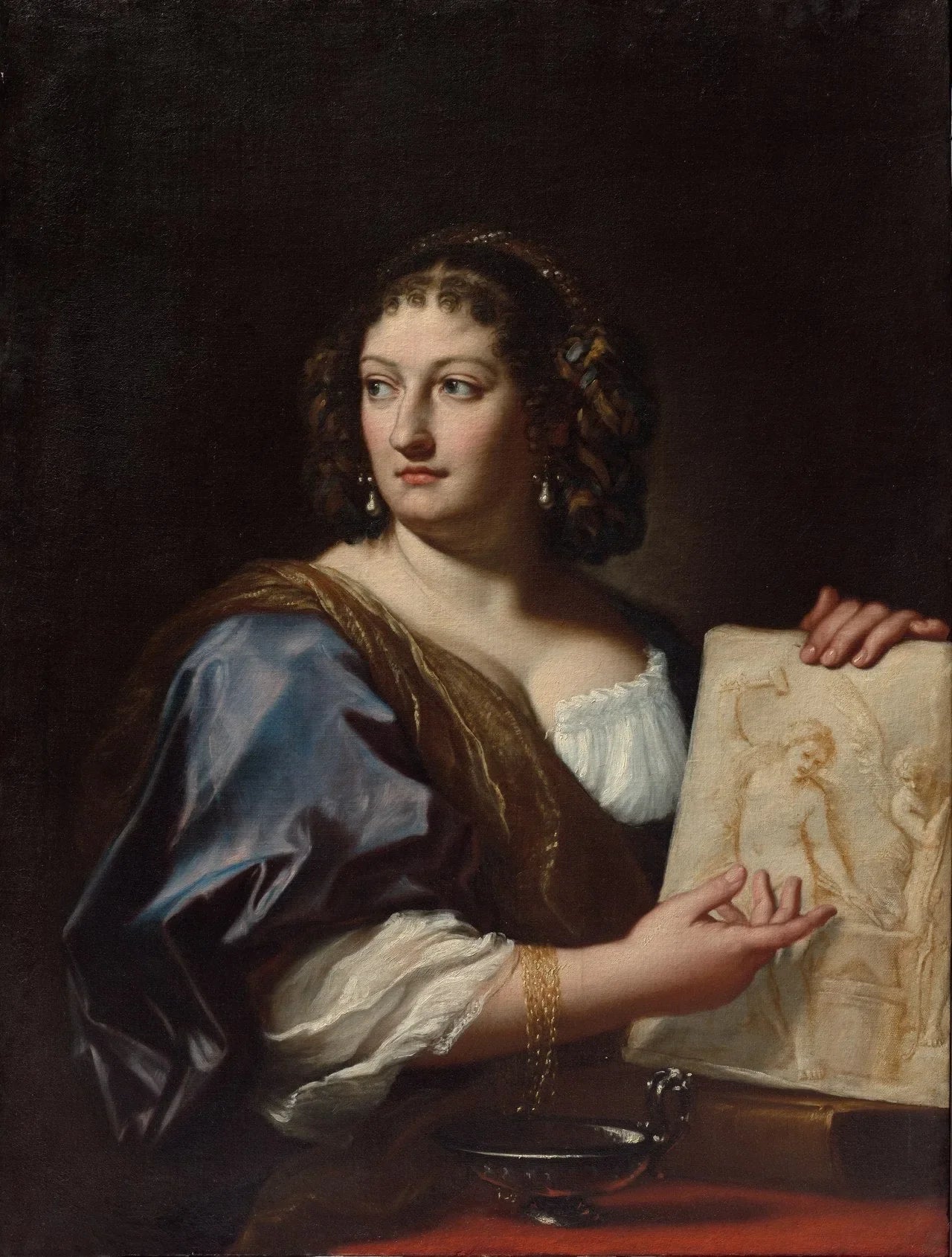 Portrait de Francesca Gommi Maratti - Carlo Maratta image 1 reproduction de peinture à l’huile
