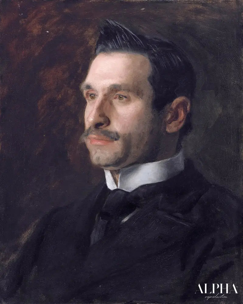 Portrait de Francesco Romano, 1904 - Thomas Eakins - Reproductions de tableaux et peintures haut de gamme