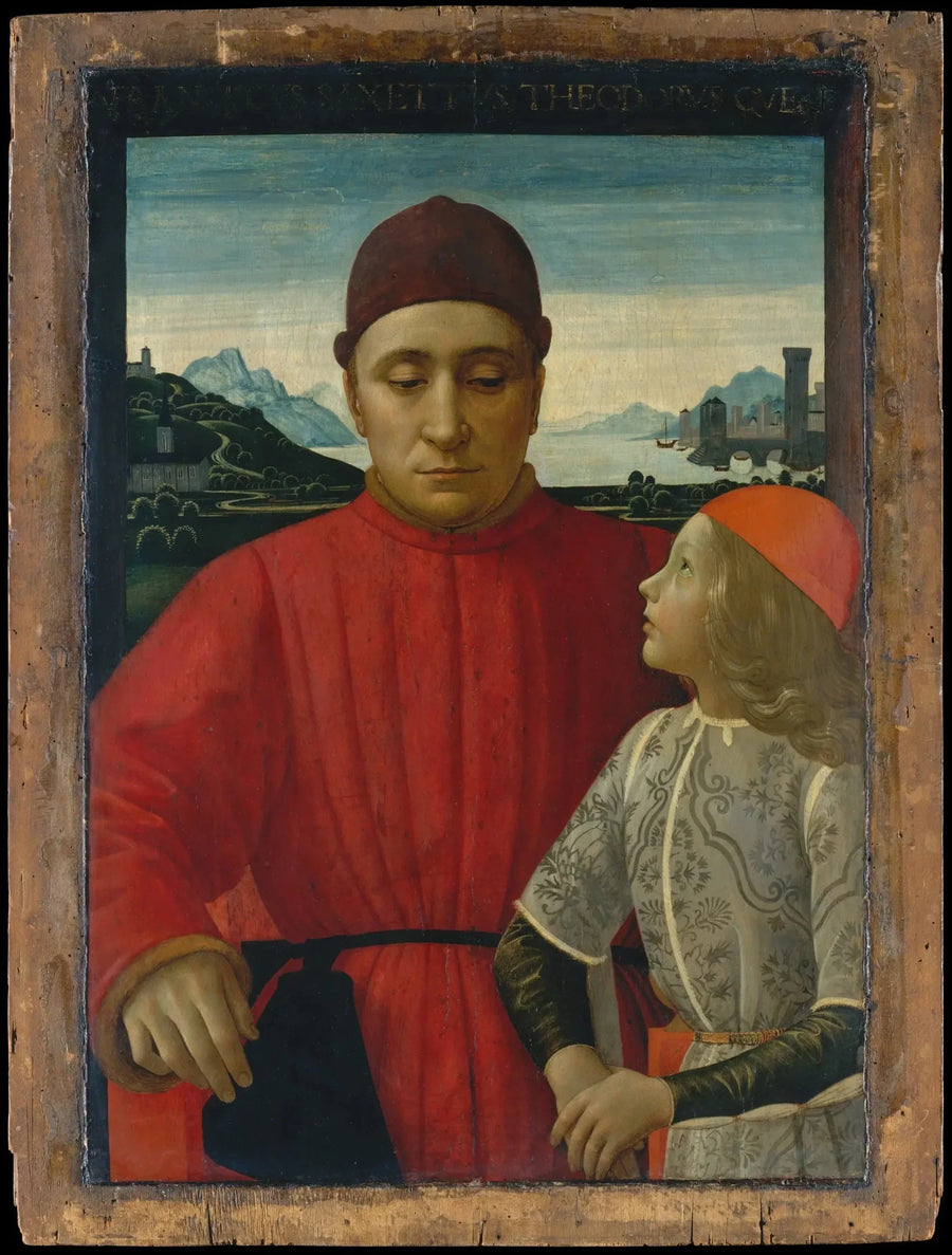 Ritratto di Francesco Sassetti con suo figlio Teodoro - Domenico Ghirlandaio