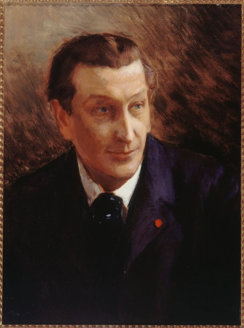Portrait de François Coppée (1842-1908), auteur dramatique et poète - Georges-Antoine Rochegrosse
