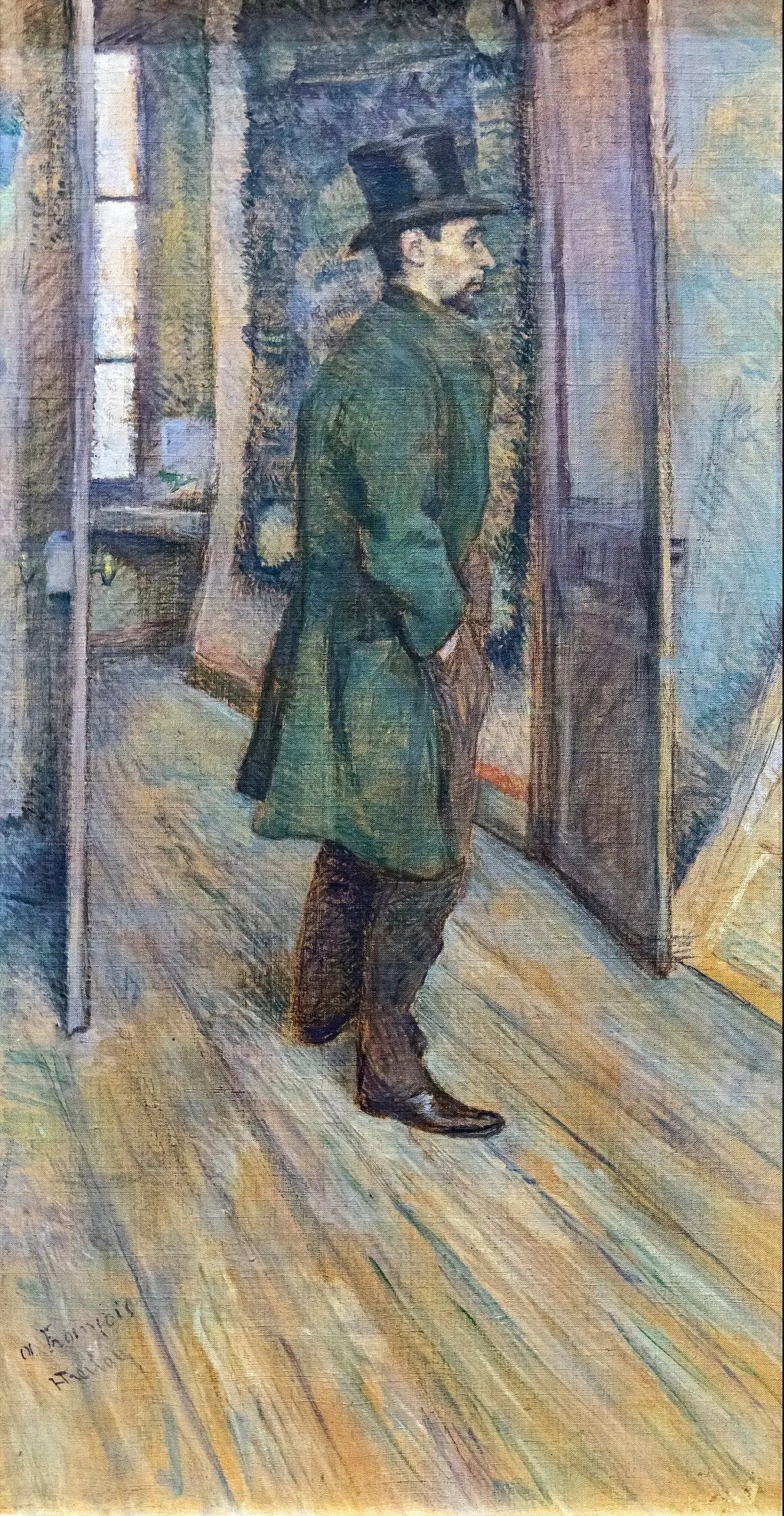 Portrait de François Gauzi - Henri de Toulouse-Lautrec image 1 reproduction artisanale de tableau