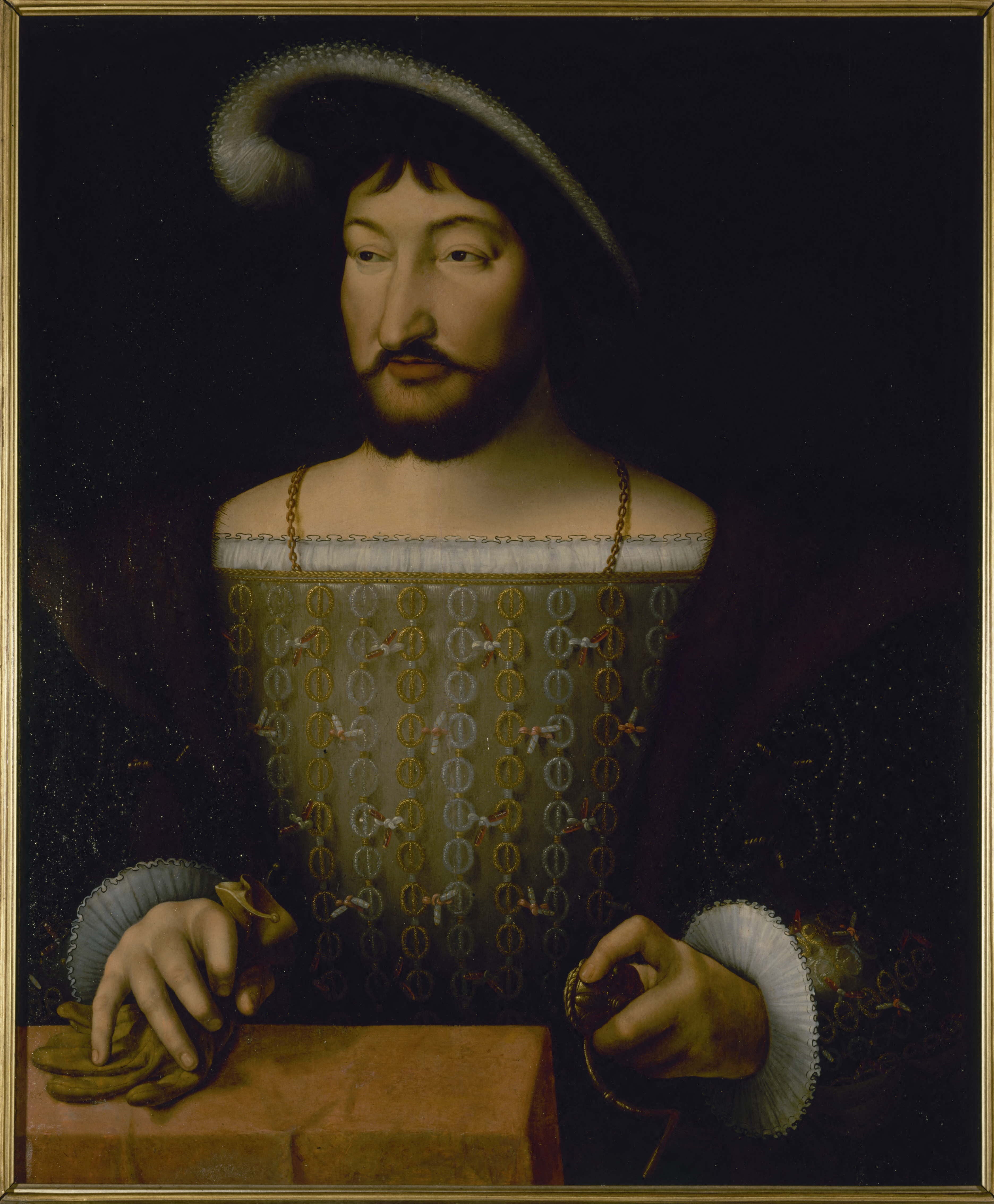 Portrait de François Ier roi de France - Joos van Cleve - Alpha Reproduction