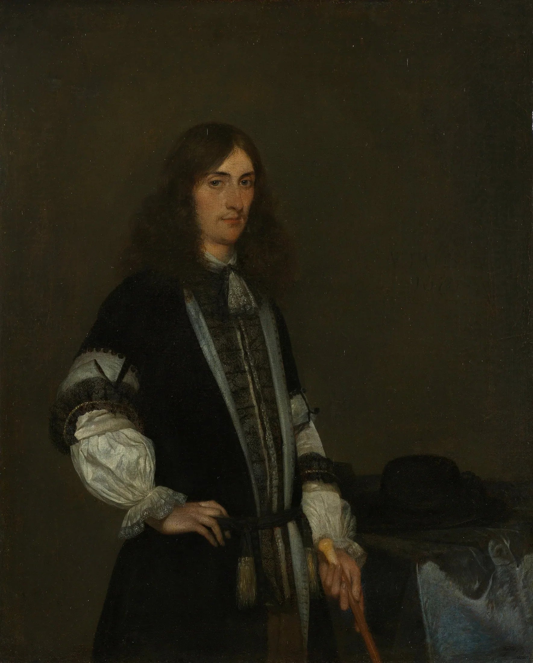 Portrait de François de Vicq (1646-1707). Bourgmestre d'Amsterdam à plusieurs reprises à partir de 1697. - Gerard ter Borch image 1 reproduction artisanale de tableau