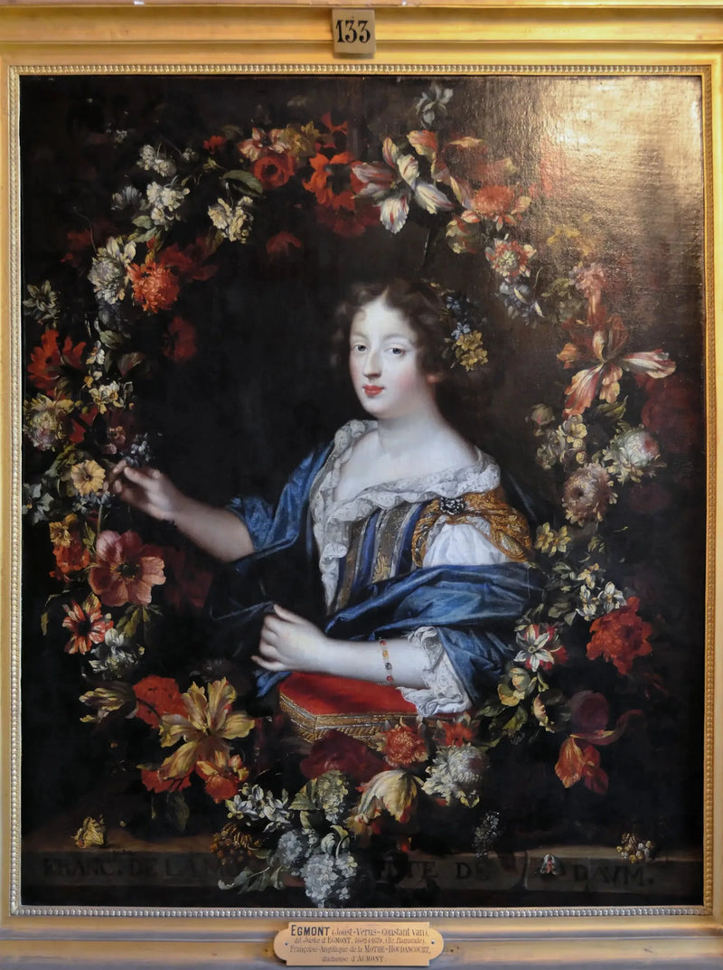 Ritratto di Françoise Angélique de la Mothe Houdancourt, duchessa d'Aumont - Juste d'Egmont