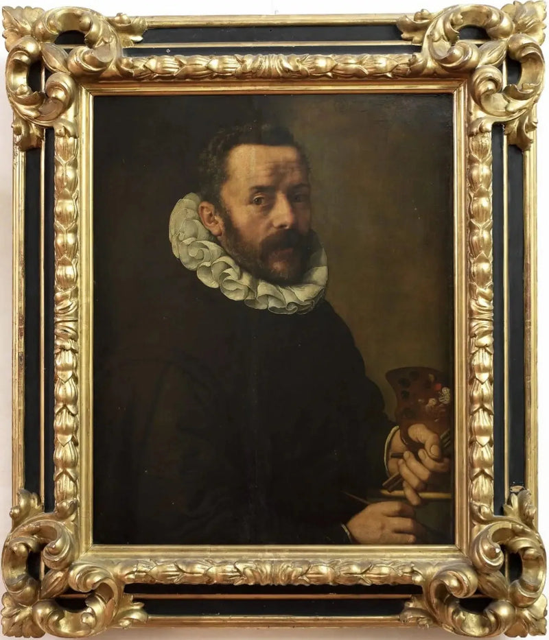 Ritratto di Frans Francken (II) - Frans Pourbus il Giovane