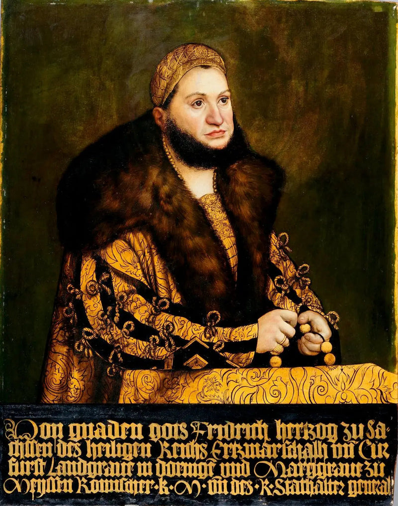 Ritratto di Federico III il Saggio, elettore di Sassonia - Lucas Cranach il Vecchio